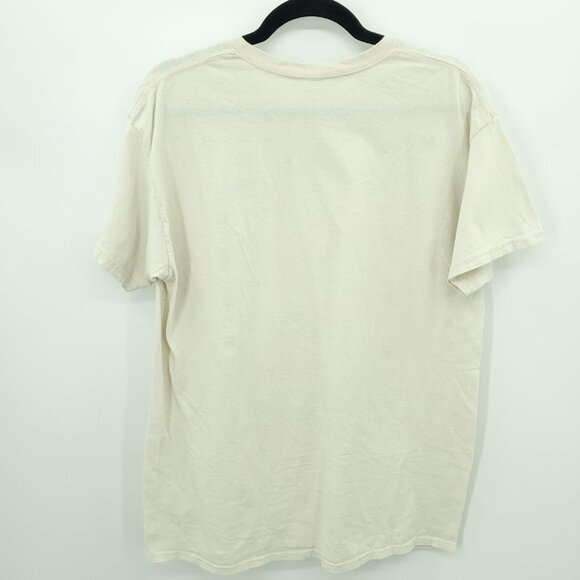 Steven Rhodes My Emotional Baggage Crew Neck Short Sleeve Unisex T Shirt L Cream - Picture 3 of 13